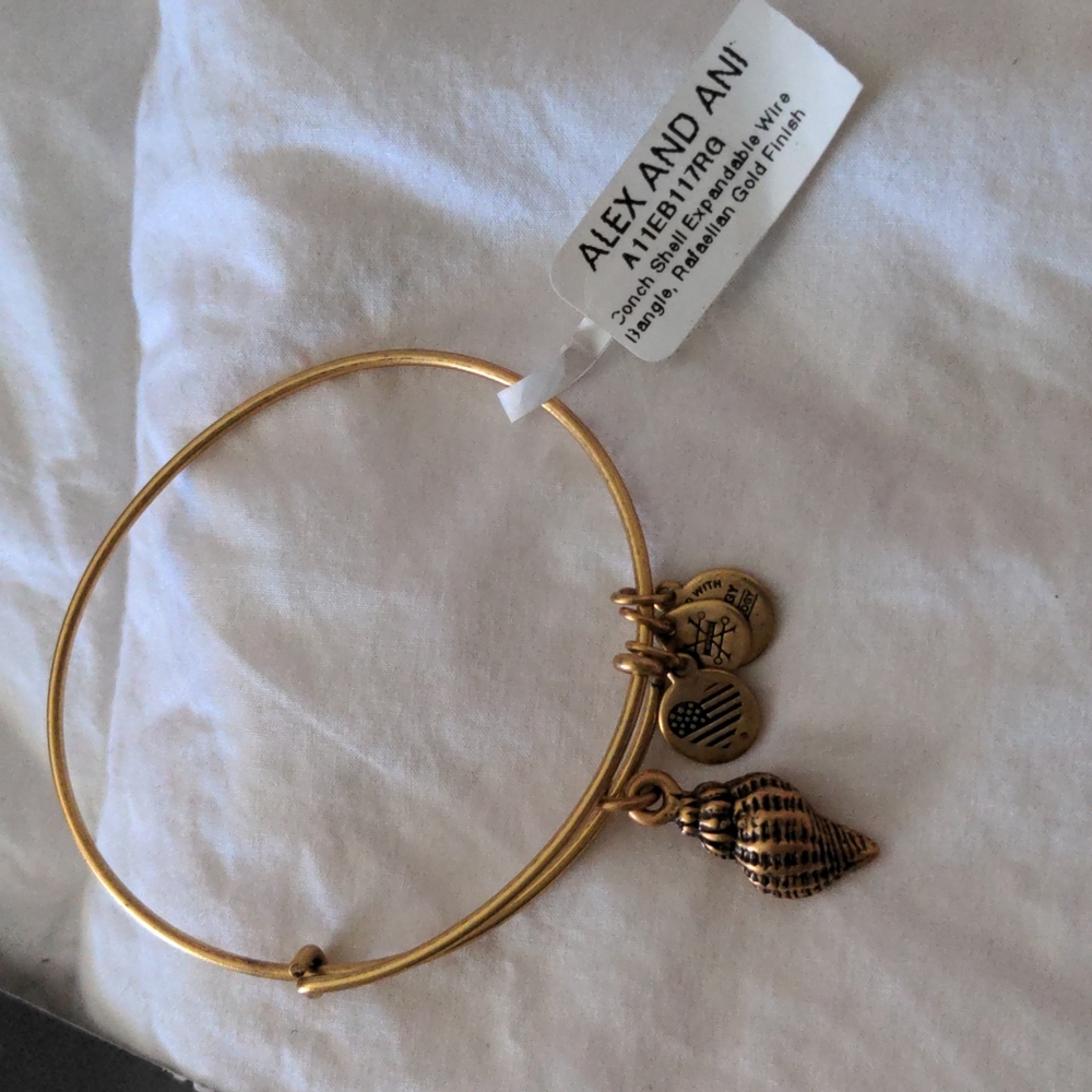 Alex and Ani Conch Shell Bracelet
